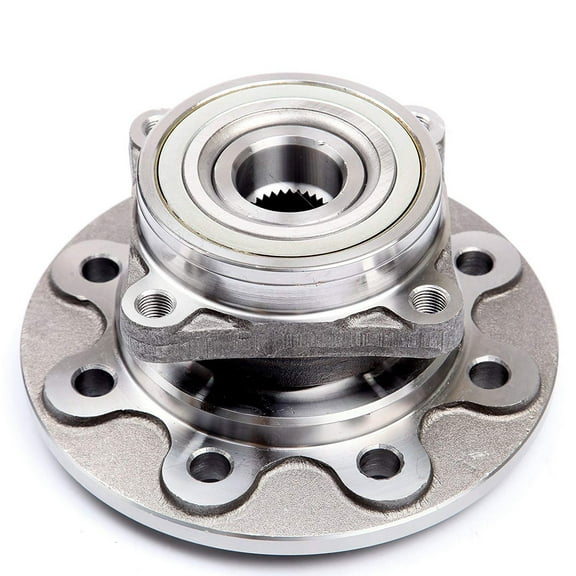 (4WD) Front Wheel Bearing Hub Assembly Fit Dodge Ram 2500 1994 1995 1996 1997 1998 1999 Hub Bearing w/8 Lugs 4x4, 2-Wheel ABS, Replace 515012 (DANA 60 Axle)