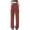 Watermelon Red, variant on HUJlwoi Womens Hiking Pants Lightweight Quick Dry High Waist Straight Leg Cargo Pants Travel Golf Pockets Fashion Trousers