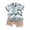 Z1-Green, variant on Gerichy Toddler Baby Boy Clothes Shorts Set Dinosaur Print Shirt Short Sleeve Button Down Top Solid Shorts Summer Outfit