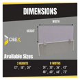 Stone Partition Screen PET Cubicle Privacy Panel 24x36 Stone, Adjustable Office Partition ...