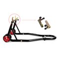 thumbnail image 2 of Soporte en V para rueda trasera de motocicleta MOTO4U con protector de goma, 2 of 5