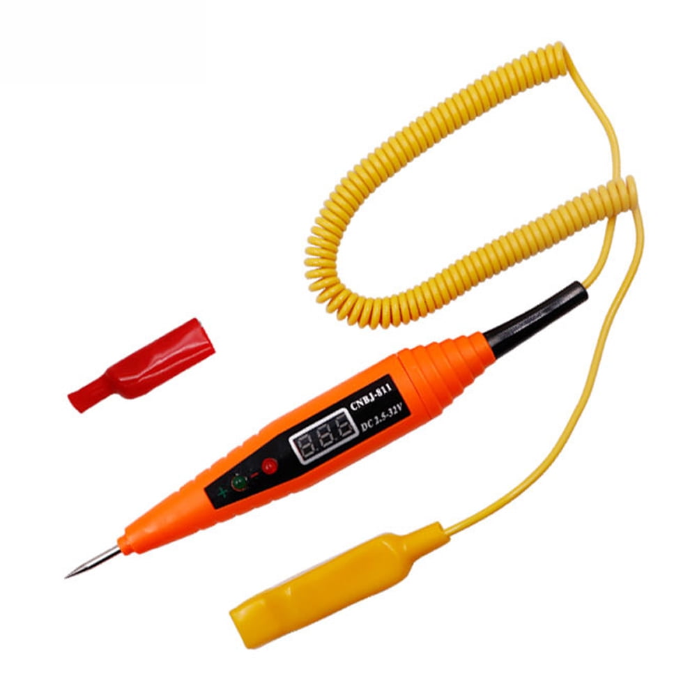 Car Electrical Circuit Test Pen Digital Display Auto Voltage Testing