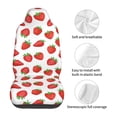 thumbnail image 5 of Sikiie Strawberries Car Seat Protector 2 Pack Car Seat Cushion Mat, Car Seat Covers for SUV, Truck, Van, 5 of 7
