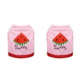 thumbnail image 4 of Ropa Chalecos de algodón de verano Greeniant Traje de patrón de letra de sandía Rosado rojo L, 4 of 6