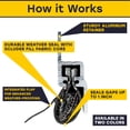 thumbnail image 3 of Xcluder 48" Low-Profile Rodent Proof Door Sweep, Anodized Aluminum 2-Pk, 3 of 9