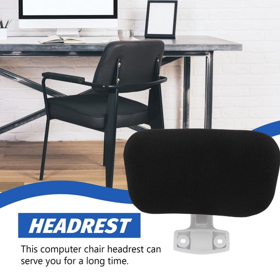 Yardwe 1Set Adjustable Office Chair Headrest Soft Breathable Computer Chair Neck Cushion