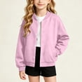 thumbnail image 2 of StSilkitty Shirt Jacket for Boys Girls Long Sleeve Button down Fleece Shacket Lightweight Casual Warm Shackets, 2 of 6