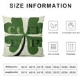thumbnail image 5 of Leisuo St. Patrick's Day Green Clover, Four-Leaf Clover Pillowcase Home Bedroom Living Room Sofa Pillowcase Decoration, 5 of 5