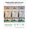 thumbnail image 3 of Bojim 6 Light LED Track Lighting Kit, Ceiling Spot Lighting with Adjustable Light Heads & Foldable Light Arms, Matte Bla, 3 of 8