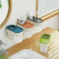 thumbnail image 3 of Toothbrush Holder Toothpaste Storage Rack Dispenser Bathroom Organizer, 3 of 5