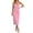 a-Pink568176, variant on Womens Casual Solid Color Ribbed Knit Midi Dress Scoop Neck Spaghetti Straps Form Fitting Bodycon Dress For Daily Wear Lightweight Dress