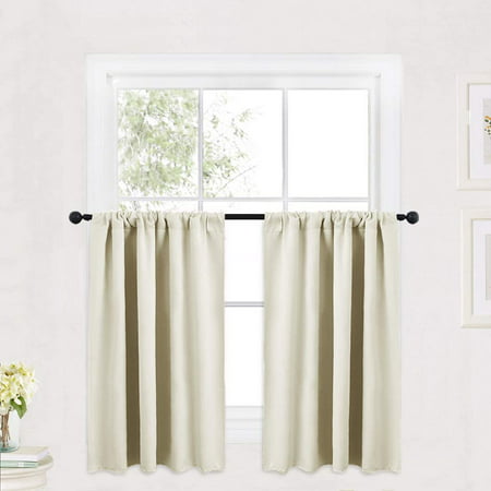 Windows Energy Saving Curtain Tiers, Curtains For Wide Short Windows