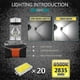 thumbnail image 5 of 2x H15 Led Headlight Bulbs 8000k 20smd High Beam Drl Bulbs Kit For Car Down Light H1 H3 H4 H6 H8 H9 H11 H16 Aotu Lights Lamps, 5 of 5