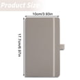 thumbnail image 3 of FENGGHAO A6 Ruled Notebook Hardcover Lined Journal Coffee Thick Paper Diary for Writing Office Work Travel Note Taking, 3 of 9