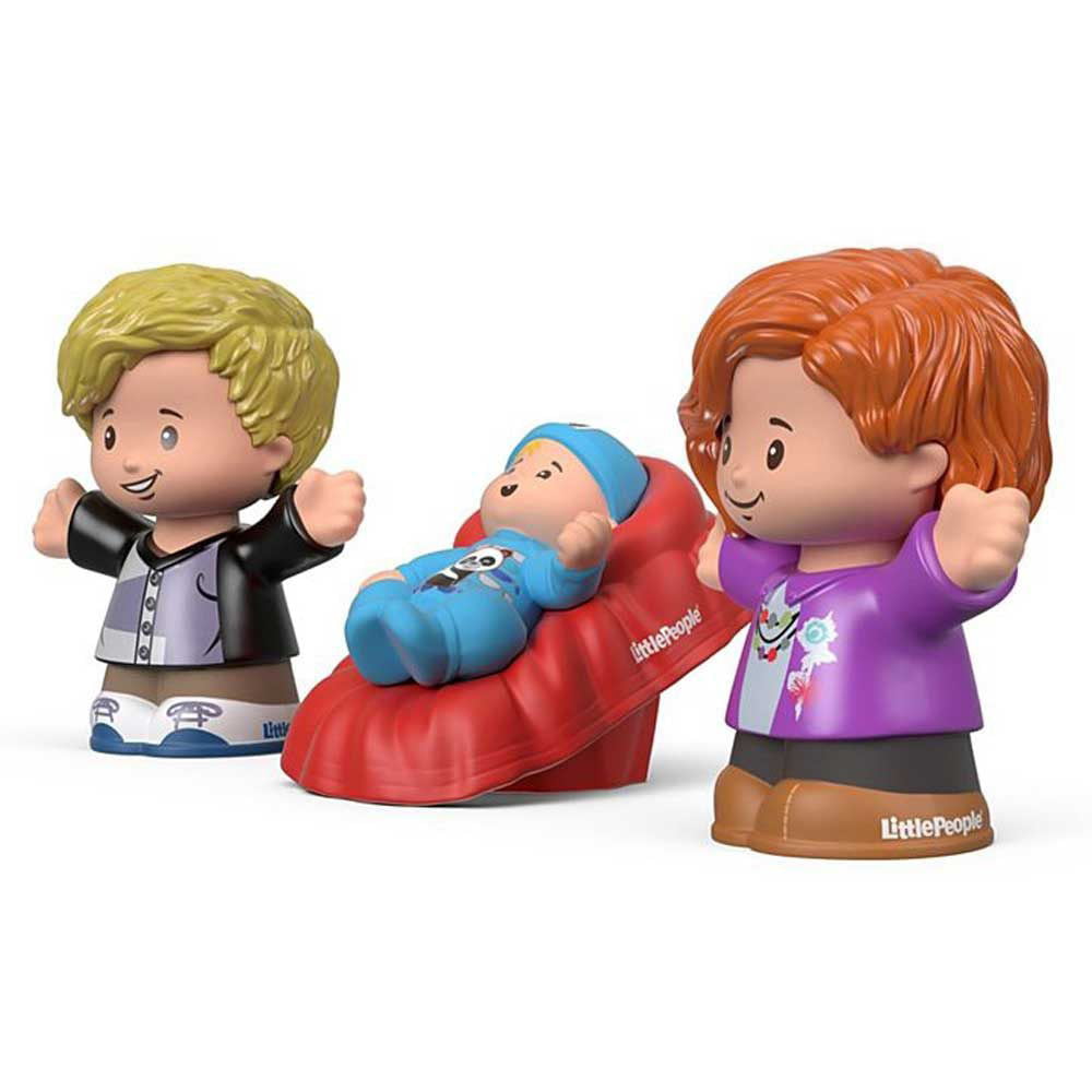 Caucasian Fisher-Price Little People Big Helpers Family