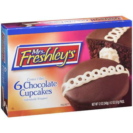 mrs freshley walmart cupcakes chocolate filled