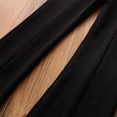 thumbnail image 6 of Miluxas Girls Flare Leggings - Seamless Yoga Pants with Cross High Waist, Bootcut Bell Bottoms for Girls Black 6-7Years, 6 of 6