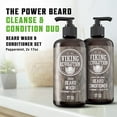 thumbnail image 2 of Viking Revolution - Beard Wash & Beard Conditioner - Fathers Day Gifts For Men - Natural Peppermint & Eucalyptus, 34 Oz, 2 of 7