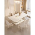 thumbnail image 1 of Conference Dining Tables Center Luxury Modern Dining Table Set 4 Chairs Floor Living Room Muebles Para El Hogar Home Furniture My Lux Decor Round, 1 of 6