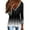 Y-Grey4101, variant on Tops For Womens Casual Tops Sparkling Print Long Sleeve V Neck Tee Shirt Loose Side Split Blouse Tunic Trendy Female Tops