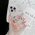 thumbnail image 6 of for iPhone 15 Pro Max Case Cute Mirror Girly Pink Rabbit Women Silicone Slim Protective Phone Cases for iPhone 15 Pro Max (Cat, iPhone 15 Pro Max), 6 of 13
