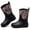 Black, variant on Kids Rain Boots, Waterproof Insulated Mid-Calf Rubber Boots for Boys Girls, Outdoor Play, Black Little Kid Size 13