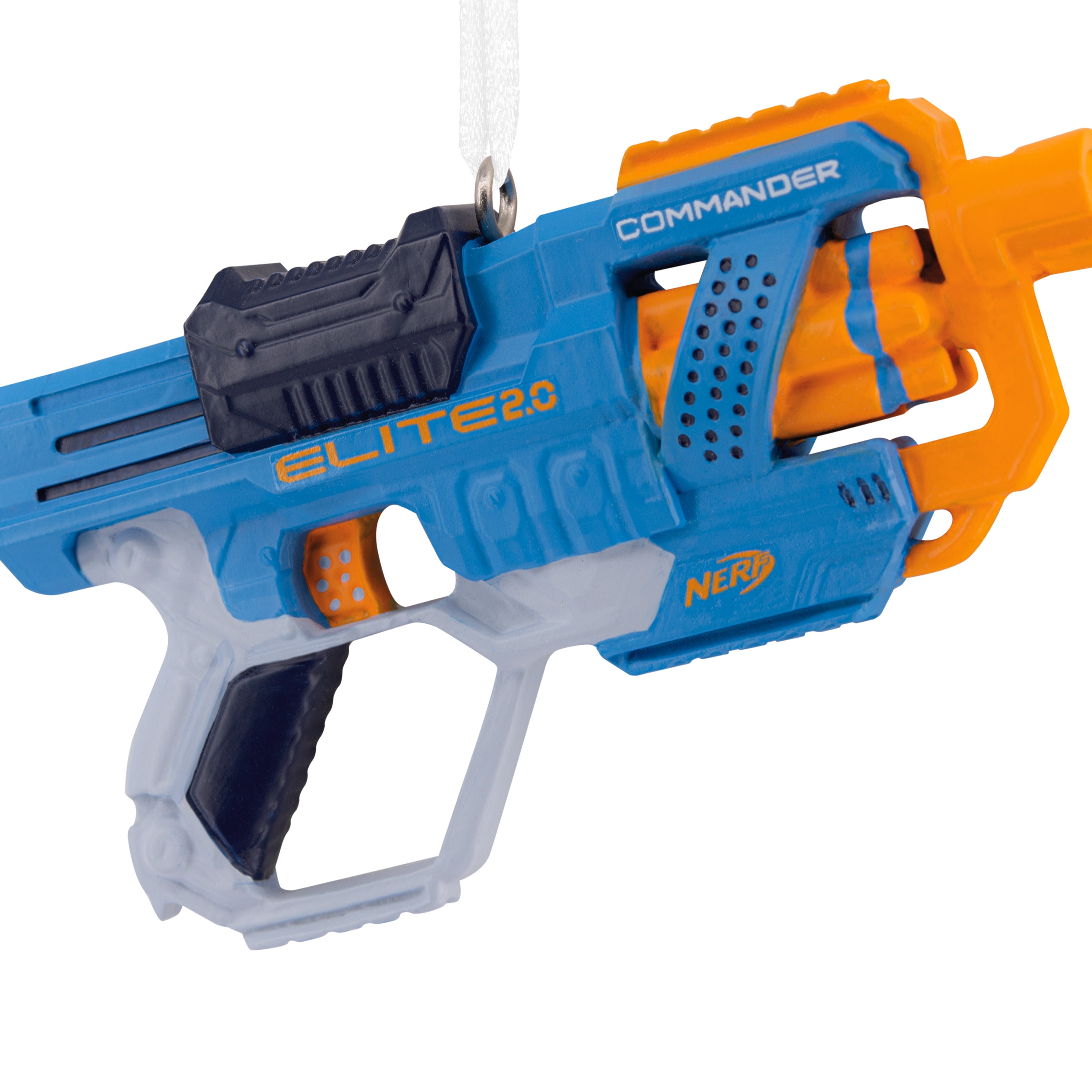 Hallmark Ornament (Hasbro Nerf Elite 2.0 Commander Dart Blaster), 1 Count