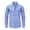 Sky Blue, variant on Fnooota Long Sleeve Shirts for Men, 2025 Casual Stripe Colored Button Down Shirts Black Size XL