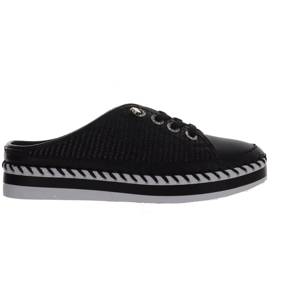 Bernie Mev Women’s Jive Weave Slip-On Leather Sneakers with Textured Finish