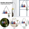 thumbnail image 3 of Stained glass Bird Hanging ornaments Window Hummingbird pendant Easter Creative Gift, 3 of 6