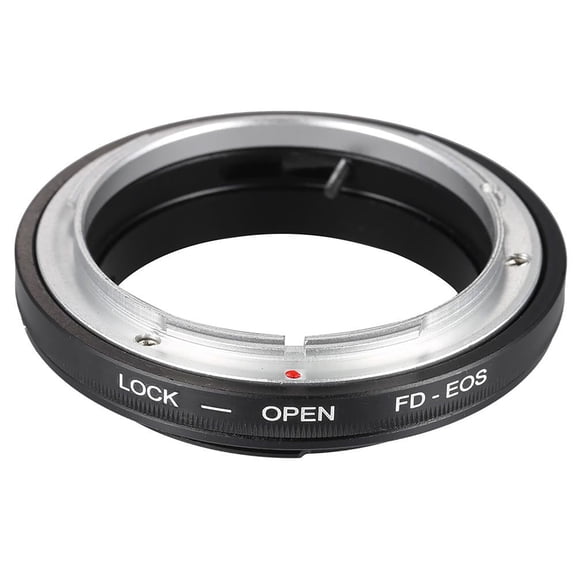 JIAHAOO FD Lens to EOS EF Mount Adapter for Macro Photography Aluminum Alloy Manual Control 5cm