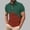 Army Green, variant on Dolkfu Button Golf Shirts for Men Short Sleeve Gradient Blue Collared Tops Modern Refreshing Patchwork Polos Navy,M