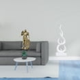 thumbnail image 2 of CoudarTitie Nordic Knight Resin Figurine Abstract Flame Sculpture Modern Art Ornament for Desk Cabinet Office Table Centerpiece Entryway Patio Bookshelf Gift, 2 of 8