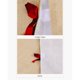 thumbnail image 3 of Moyic de árbol de Navidad con ribete a cuadros, delantal inferior de diámetro de 120cm, cubierta de Base bordada, decoraciones de Kits de decoración para fiestas Rojo y negro Moyic HA068021-02, 3 of 6