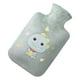 thumbnail image 3 of Bonita bolsa de agua caliente de peluche a prueba de fugas, compresa caliente, regalo, calentador de cama para hombros Verde 500ml, 3 of 9