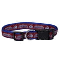 thumbnail image 1 of Collar Nailon Mediano Pets First Azul con Hebilla Desenganche rápido para Perro y Gato de la NHL Col, 1 of 6