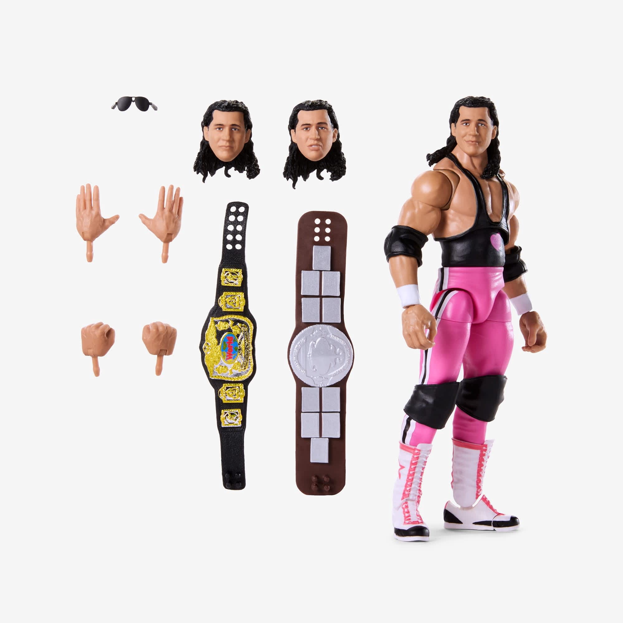 Hart Foundation (Bret Hart & Jim Neidhart) (HVK93) Coliseum Collection - Set of 2 WWE Ultimate Editi Mattel WWE Toy Wrestling Action Figures