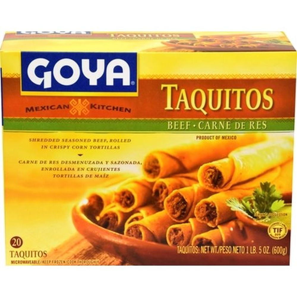 Goya Beef Taquitos, 21.164 Ounce 12 per case
