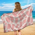 thumbnail image 7 of FOR U DESIGNS Pink Cow Spot Print Car Seat Cover for Trucks and SUVs Universal Front Seat Protector, Sweat Towel with Storage Bag, Multi-Purpose Towels for Gym, Beach, and Athletic, 7 of 7