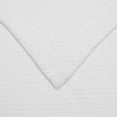 thumbnail image 2 of 100% Premium Cotton Solitaire Jacquard Matelasse Bedspread, Twin, White, 2 of 5