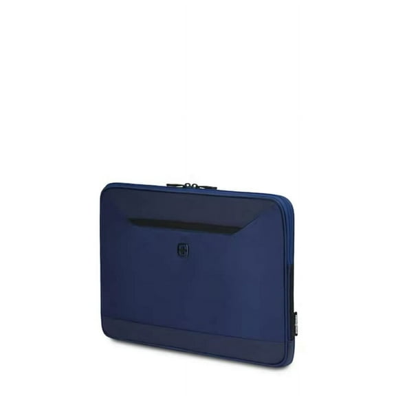 SWISSGEAR Padded Zippered Laptop Sleeve, Micro-Twill Laptop Case with Fleece Lining & Front Webbing