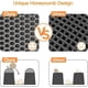 thumbnail image 2 of Cat Litter Mat Cat Litter Trapping Mat, Honeycomb Double Layer Design, Urine and Water Proof Material, Scatter Control, Washable40*60cm gray, 2 of 4