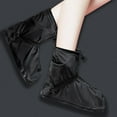 thumbnail image 3 of Thickened Waterproof Shoe Covers with Zipper Rain Shoe Covers Slip Resistance Galoshes Rain Boots Over Shoes, 3 of 8