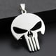 thumbnail image 4 of Collar colgante de cadena larga de material acero inoxidable con cabeza de punk rock para hombre, 4 of 7