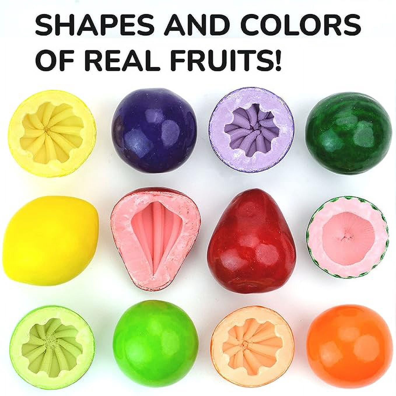 Giant Gumballs - Mega Fruit Gumballs - 2 Inch Giant Chewing Bubble Gum - Big Fruity Gum 1.75 Lb