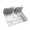 Silver, variant on Riwcyla Set of 3 Router Table Insert Plate Aluminum Alloy Wood Milling Flip Board Machine Engraving Auxiliary Tool Woodworking Benches