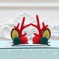 thumbnail image 5 of D-GROEE 2 Pairs Christmas Reindeer Antler Hair Clip Cute Elk Santa Claus Hairpin for Women Girls Children Princess Hair Accessories, 5 of 8