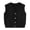 Black, variant on GiLiling School Vest for Girls Boys Button Uniform Sweater Vest Sleeveless Cable Knit V Neck Fall Winter Waistcoat (Black, 12-18 Months)