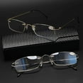 thumbnail image 3 of Titanium Rimless Reading Glasses Ultra-light Blue Light Blocking Readers, 3 of 3