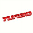 thumbnail image 1 of PENGX TURBO Metal Car Sticker Badge Adhesive Auto Decal Tailgate Emblem Silvery/Black/Red Available, 1 of 7
